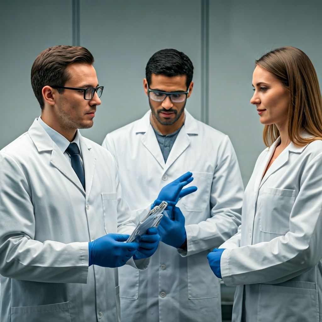 Research collaboration laboratory scientists